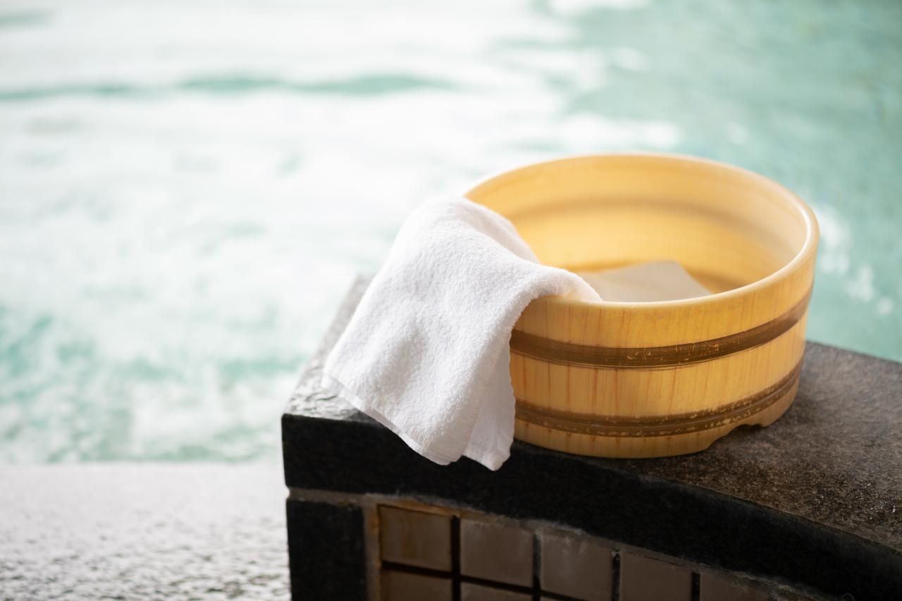 Awara Kitagata Onsen Kohanso Hana Yurari Exteriör bild