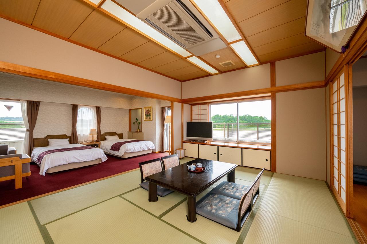 Awara Kitagata Onsen Kohanso Hana Yurari Exteriör bild